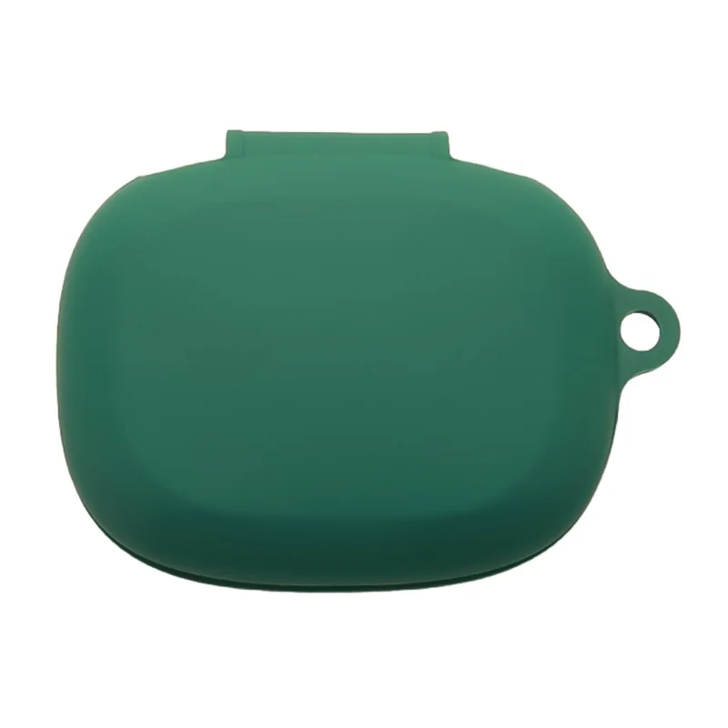 Силиконовый чехол для JBL Endurance Peak 4, защитная крышка для беспроводных наушников с карабином от потери — темно-зеленый