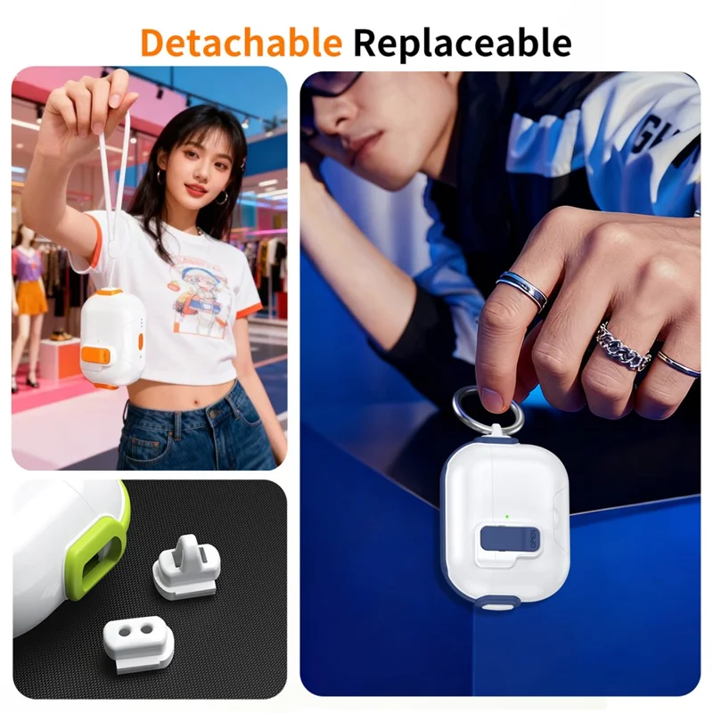 Étui pour Apple AirPods Pro avec fonction de support de téléphone, housse de protection TWS en TPU et PC - Bleu