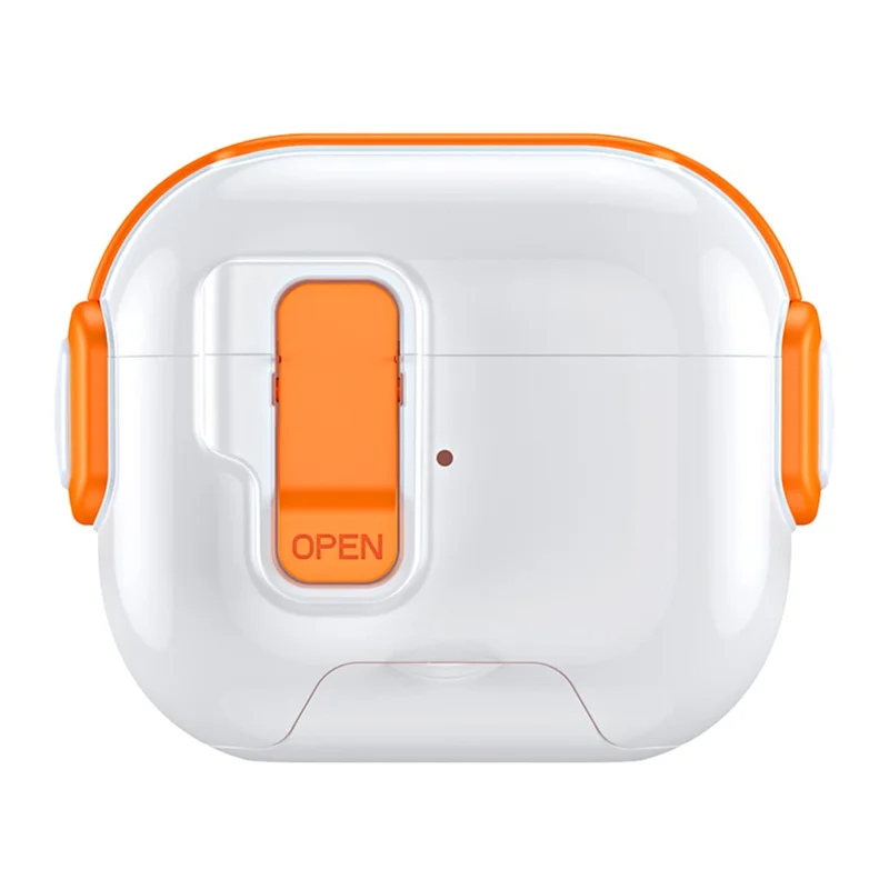 For Apple AirPods 3 Case with Phone Stand Function TPU PC TWS Earbuds Protective Cover - Orange