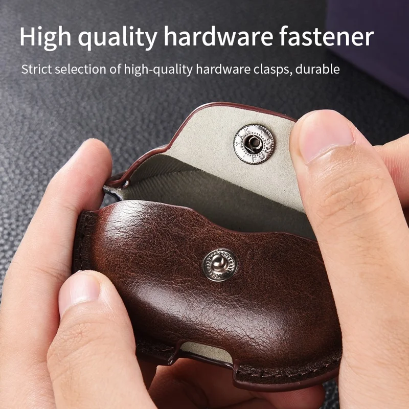 Earphone Case For Huawei FreeBuds Pro 5 / Pro 4 / Pro 3 Business Leather + PC Protective Cover - Red