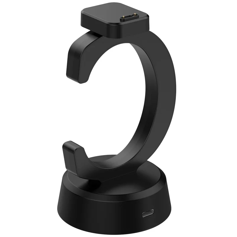 For Xplora X6 Play / X6 Pro Charging Dock Kids Smartwatch C-Shape Charging Stand with Cable - Black