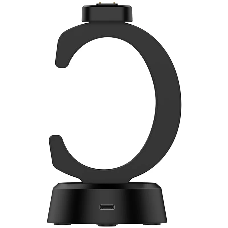 For Xplora X6 Play / X6 Pro Charging Dock Kids Smartwatch C-Shape Charging Stand with Cable - Black