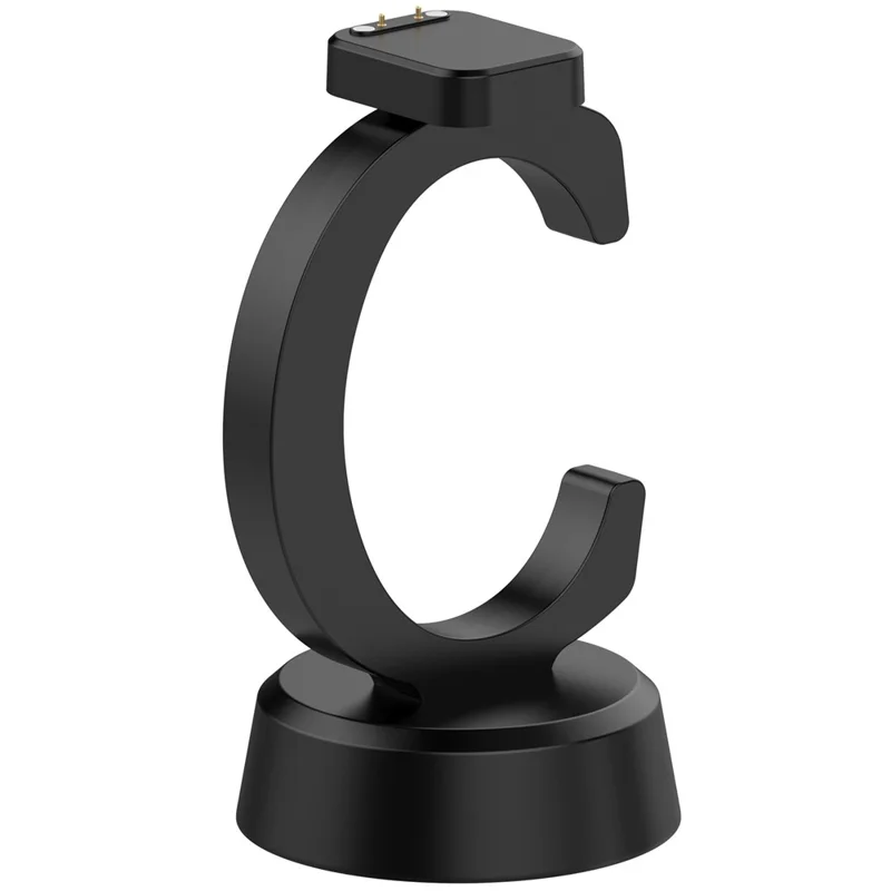 For Cosmo JrTrack 5 / 4 / 3 / 2 / JrTrack / Xplora XG02 Charging Dock Kids Smartwatch C-Shape Charging Stand with Cable - Black