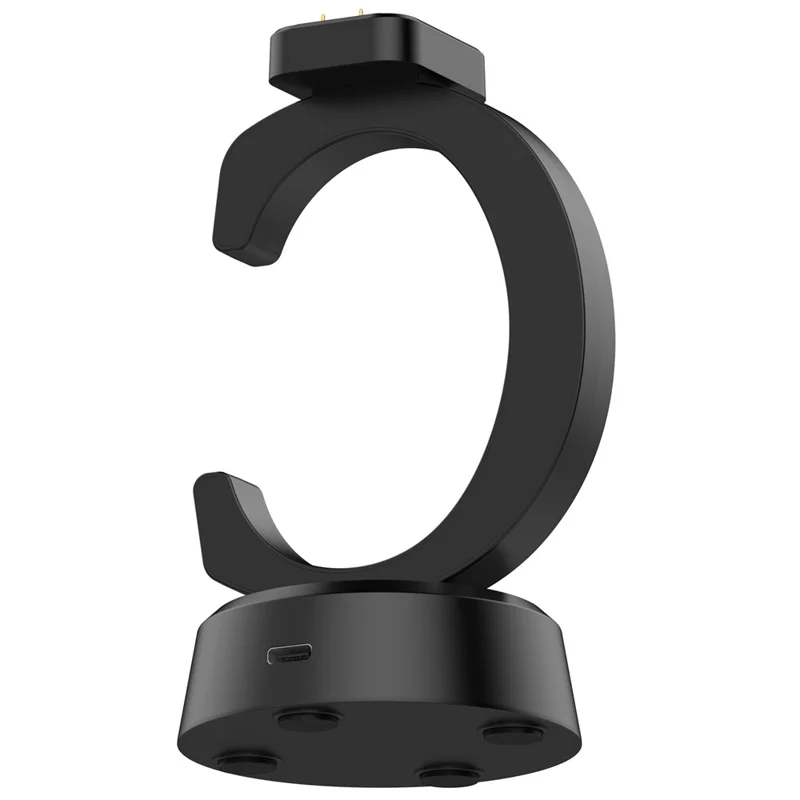 For Cosmo JrTrack 5 / 4 / 3 / 2 / JrTrack / Xplora XG02 Charging Dock Kids Smartwatch C-Shape Charging Stand with Cable - Black