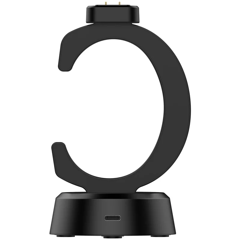 For Cosmo JrTrack 5 / 4 / 3 / 2 / JrTrack / Xplora XG02 Charging Dock Kids Smartwatch C-Shape Charging Stand with Cable - Black