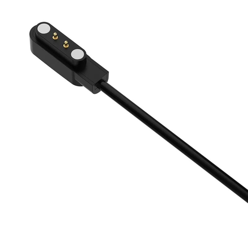 Magnetisches Ladekabel für Realme Watch 5, 1 m, schnuriges Ladekabel mit USB-Anschluss – Schwarz