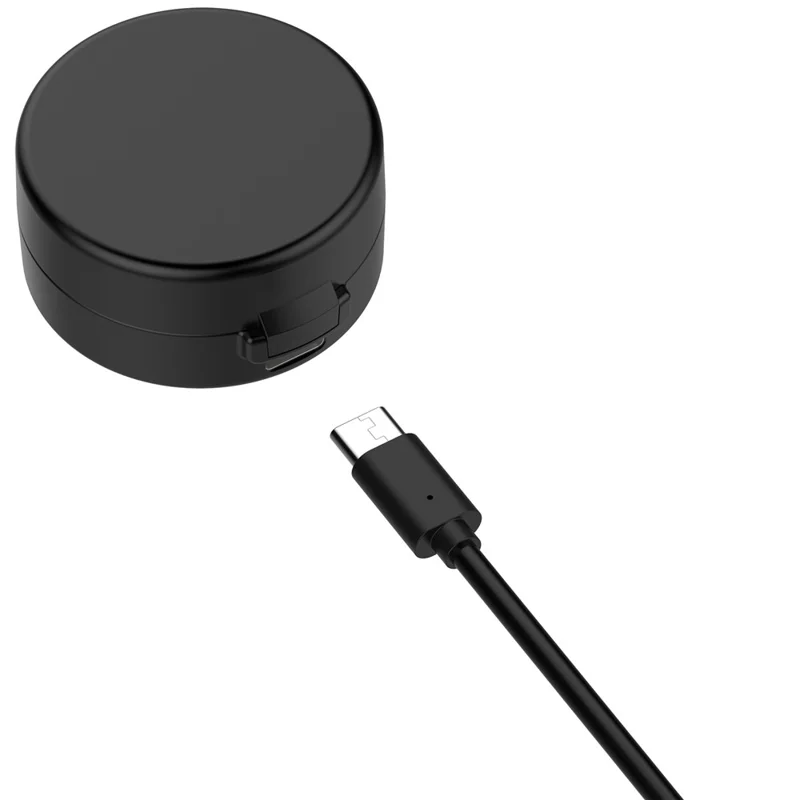 Funda de carga inalámbrica XY-152 para OURA Ring Gen 3, modelo 11, con cable USB, cargador portátil para anillo inteligente - Negro