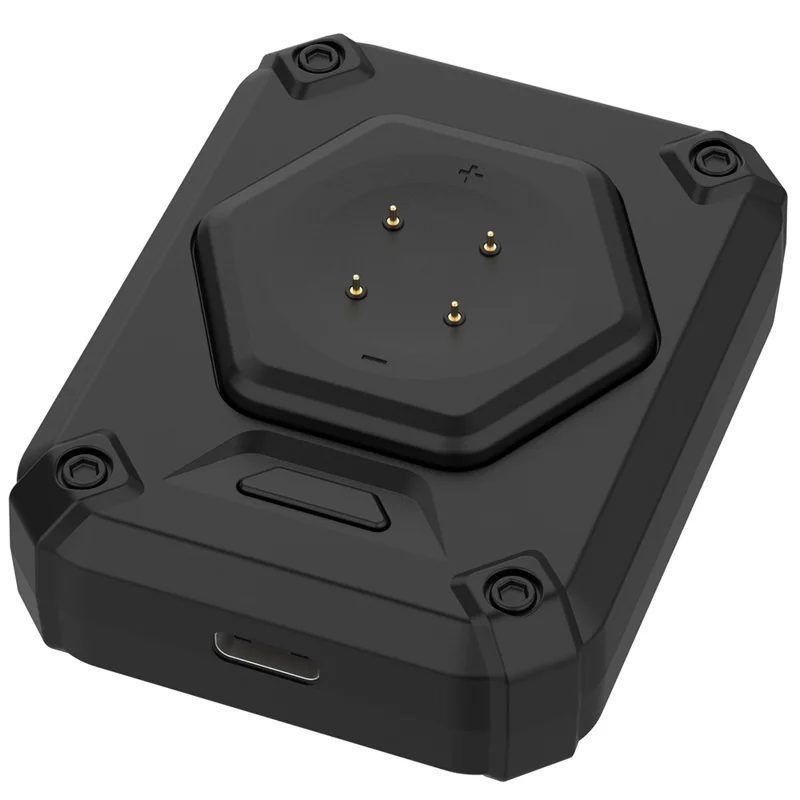 Uhren-Ladestation für Google Pixel Watch 3 45mm 41mm / Watch 2 / Fitbit Versa 4 / 3 Magnetisches Powerbank – Schwarz