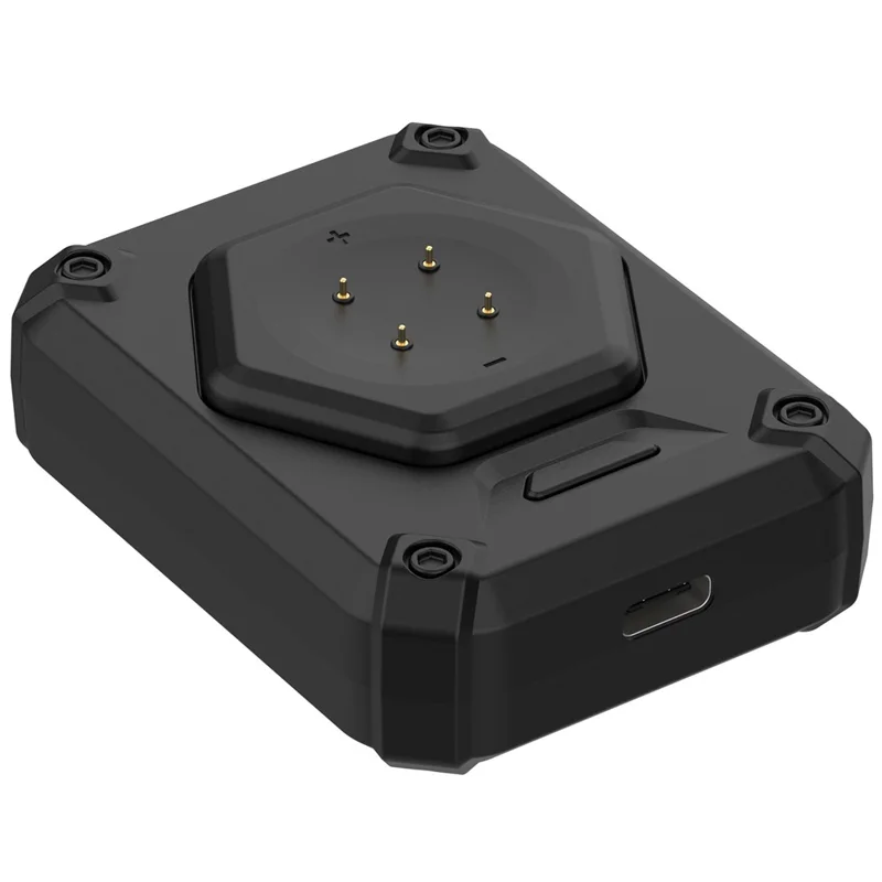 Uhren-Ladestation für Google Pixel Watch 3 45mm 41mm / Watch 2 / Fitbit Versa 4 / 3 Magnetisches Powerbank – Schwarz