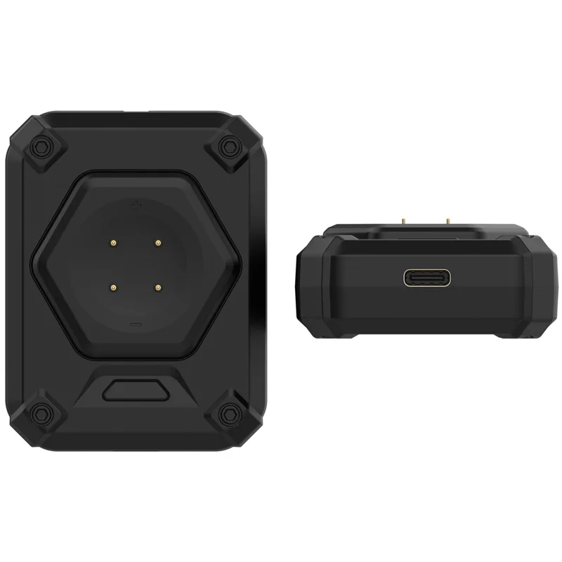 Uhren-Ladestation für Google Pixel Watch 3 45mm 41mm / Watch 2 / Fitbit Versa 4 / 3 Magnetisches Powerbank – Schwarz