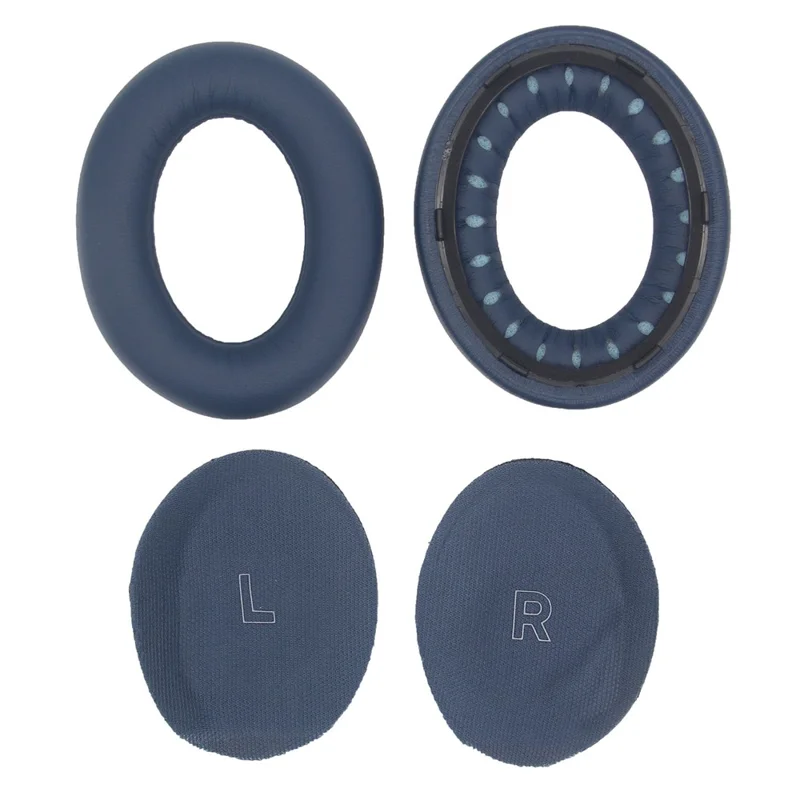 JZF-475 For Bose QuietComfort Ultra Headphones Ear Cushions Replacement Protein Leather Ear Pads - Blue