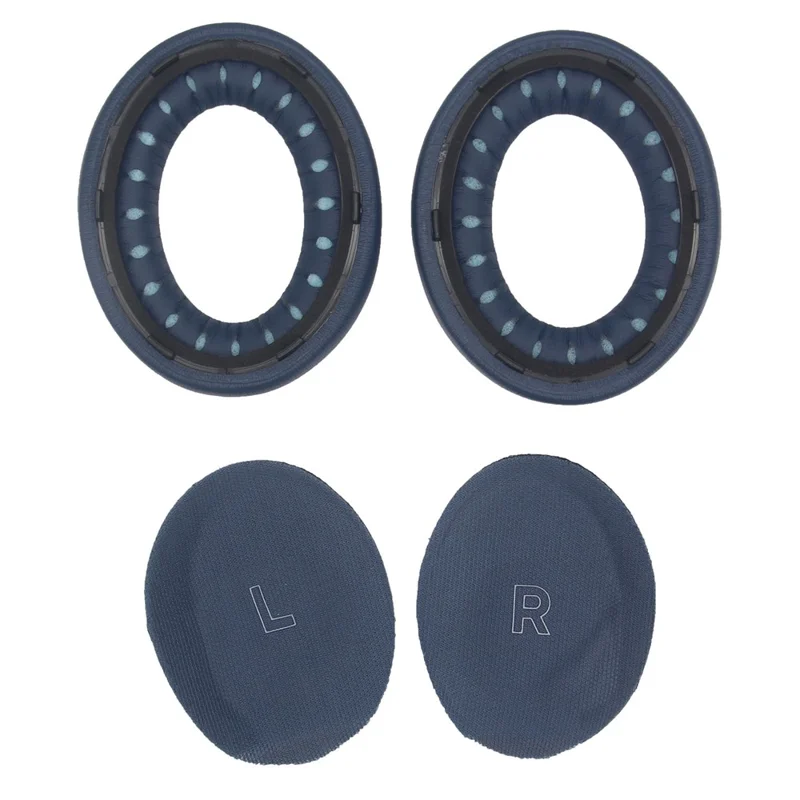 JZF-475 For Bose QuietComfort Ultra Headphones Ear Cushions Replacement Protein Leather Ear Pads - Blue