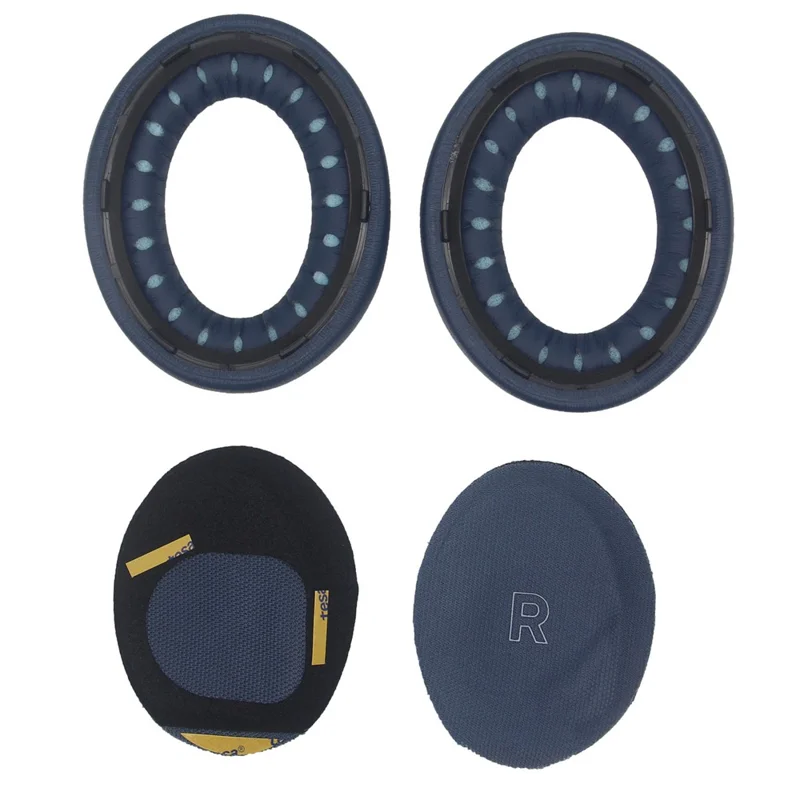 JZF-475 For Bose QuietComfort Ultra Headphones Ear Cushions Replacement Protein Leather Ear Pads - Blue