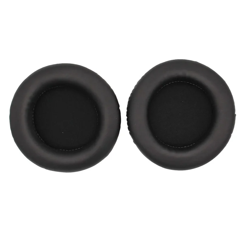 JZF-623 80mm Round Earpads for Audio-technica ATH-WS70 / WS99 / WS77 / Sony MDR-V55 / V500DJ Headphone Ear Cushions - Black