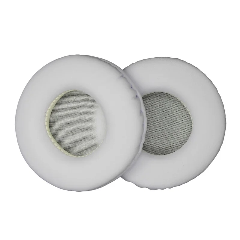 JZF-616 45mm Headphone Ear Pads For KOSS PortaPro  /  Audio-Technica ATH-ON300  /  ON3  /  ON303  /  ONTO Replacement Cushions Protein Leather Memory Foam - White