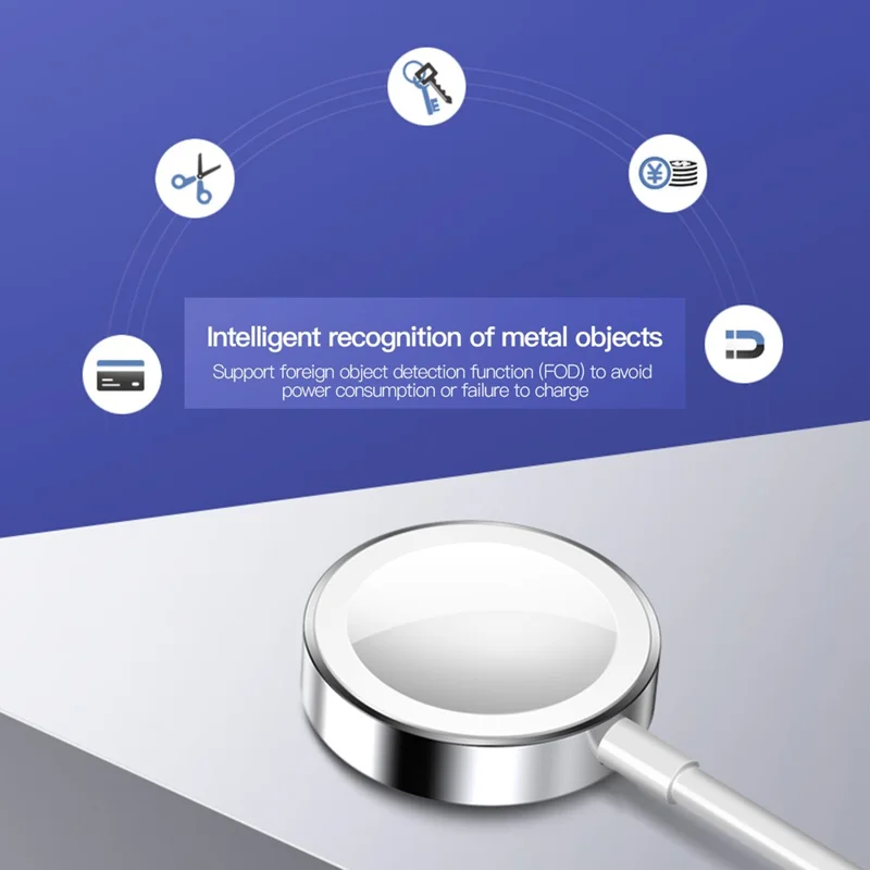 TOTU CACW-030 For Apple Watch Magnetic Wireless Charger Mini Fast Charging Dock - White