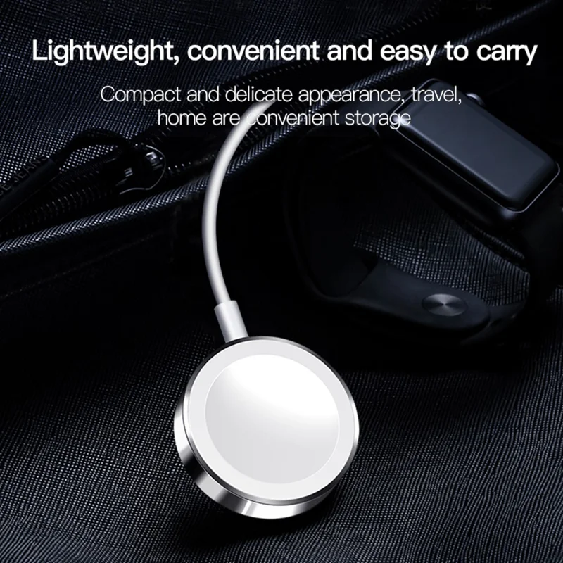 TOTU CACW-030 For Apple Watch Magnetic Wireless Charger Mini Fast Charging Dock - White