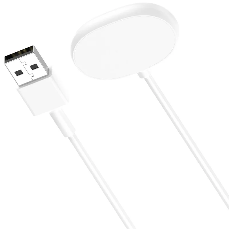 For Google Pixel Watch 4 45mm / 41mm USB-A Magnetic Watch Charger with 1m Charging Cable - White