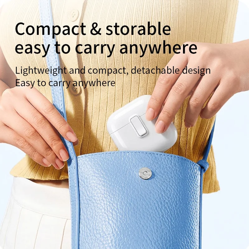 Kit de nettoyage polyvalent 5 en 1 pour écouteurs, set d'entretien pour embouts anti-poussière avec étui de rangement - Blanc