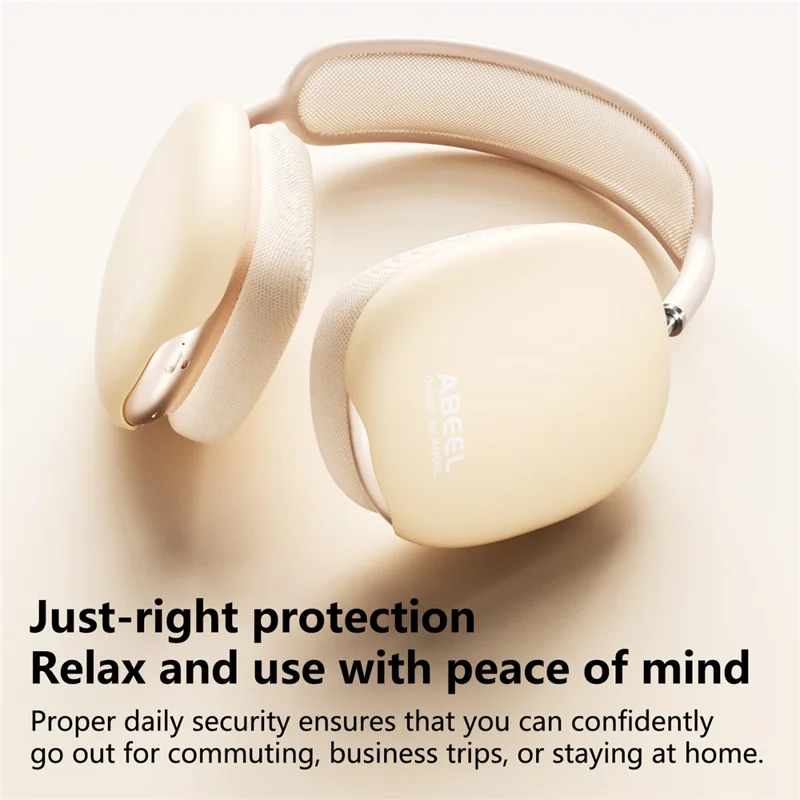 ABEEL 1 Pair For AirPods Max 2 / AirPods Max Case 1.0mm Ultra-thin PC Headphone Protective Cover - Black