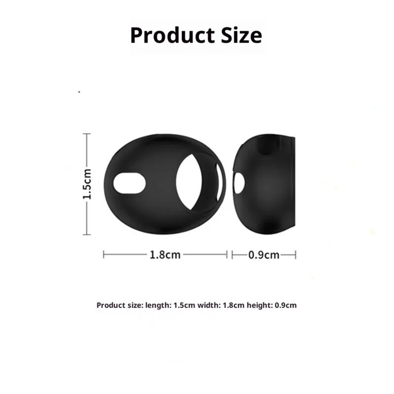 5 par til AirPods Pro 3 trådløse ørepuder silikone ørepuder beskyttelsesdæksler mod glid - Blanding