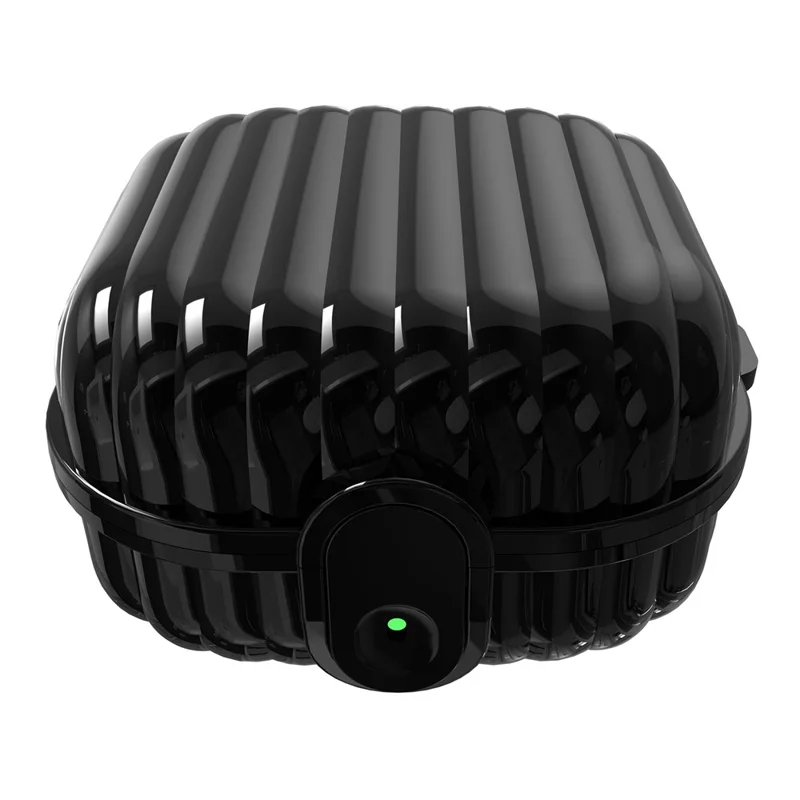 Coque pour Samsung Galaxy Buds4 / Buds4 Pro, forme coque avec fermoir TPU + PC, housse de protection pour écouteurs - Noir