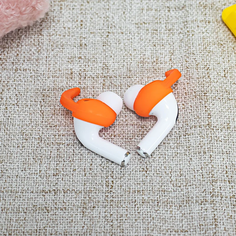 For AirPods Pro 3 Protective Cover Anti Drop Silicone Case with 3 Pairs Ear Hooks and Hanging Buckle - Mixture