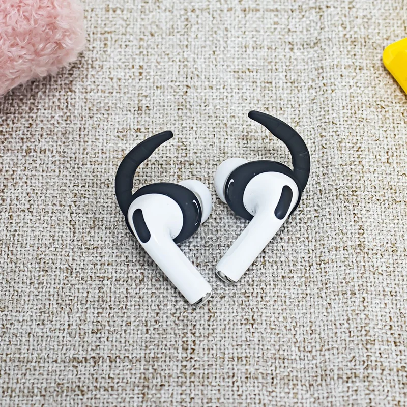 For AirPods Pro 3 Protective Cover Anti Drop Silicone Case with 3 Pairs Ear Hooks and Hanging Buckle - Mixture