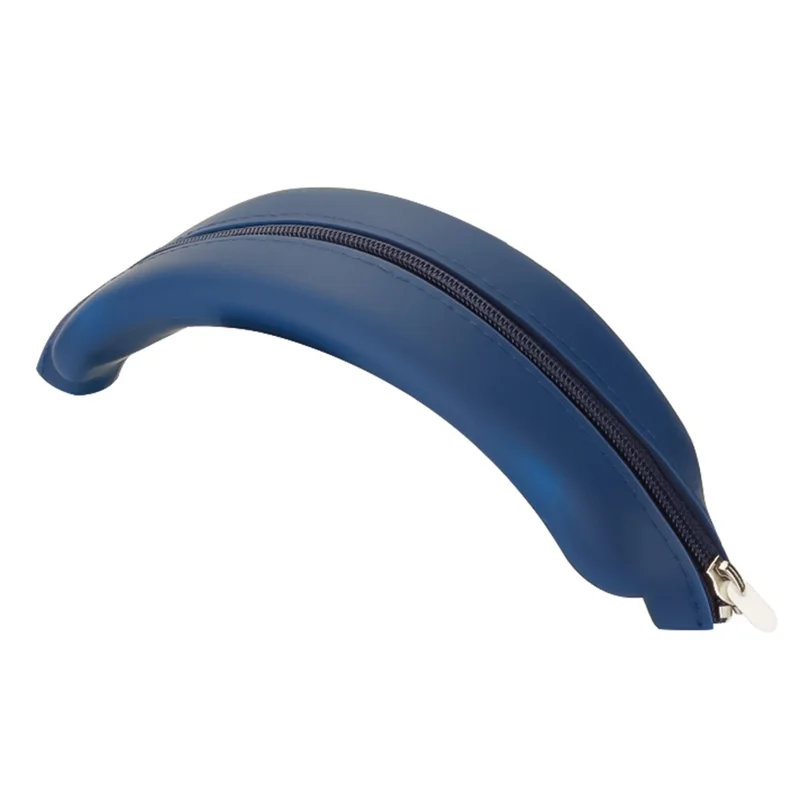 Silicone Zipper Headband Case for Apple AirPods Max  /  Max 2 Anti-slip Anti-sweat Protective Cover - Dark Blue