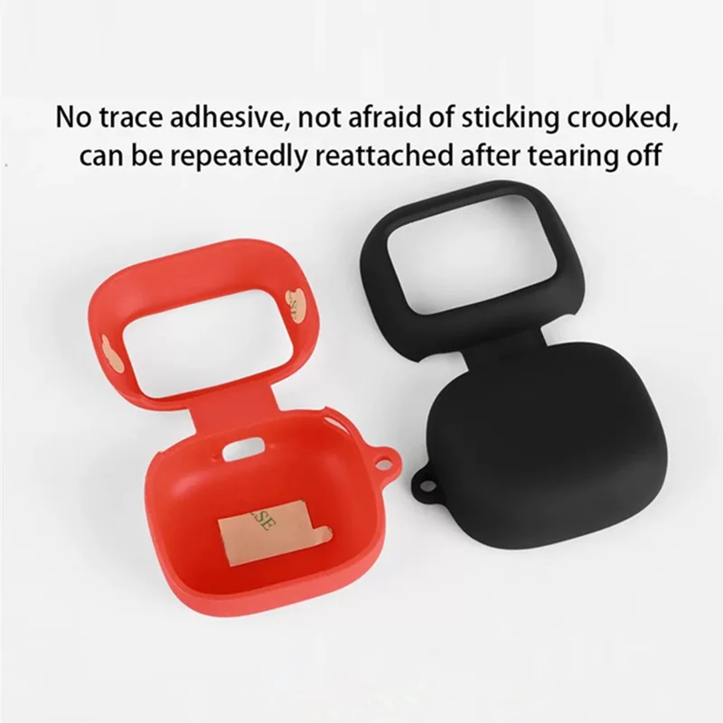 Siliconeetui til JBL Live Buds 4, beskyttende etui mod fald med hængesnoring – mørkeblåt