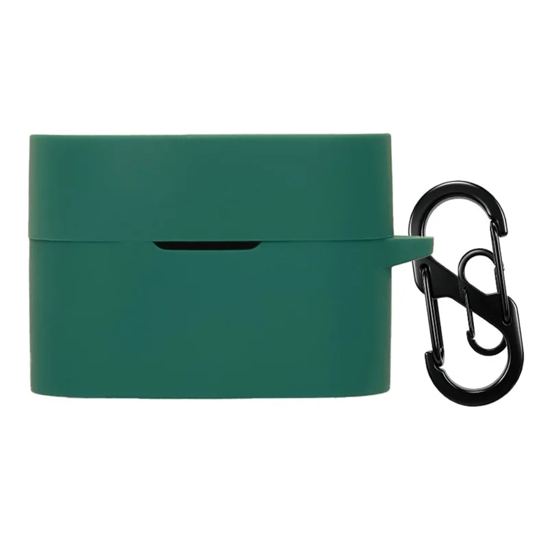 Silikoncase til Sony WF-1000XM6 Bluetooth-kompatibel høretelefon med beskyttelsesdæksel mod ridser og med hægte - Grøn