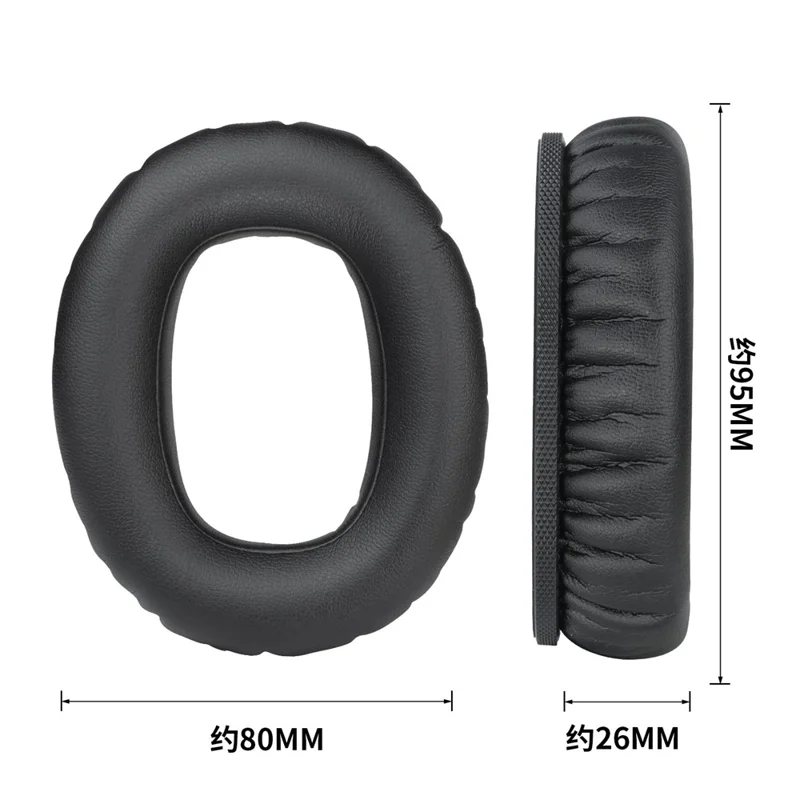 2Pcs Headphones Ear Pads for Marshall Monitor III Protein Leather Memory Foam Replacement Cushions