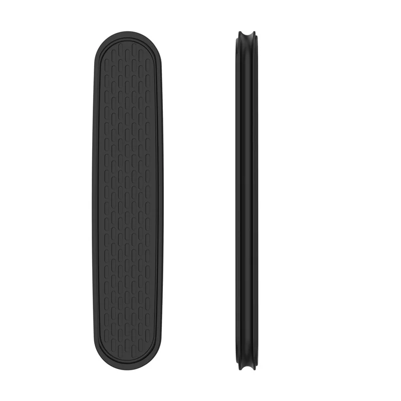 2 pièces d'embouts de bandeau pour Apple AirPods Max, coussinets de rechange en silicone, housse de bandeau imperméable double face - Noir