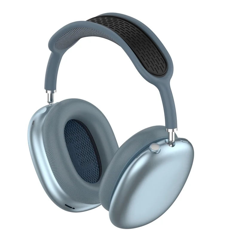 2 pièces d'embouts de bandeau pour Apple AirPods Max, coussinets de rechange en silicone, housse de bandeau imperméable double face - Noir