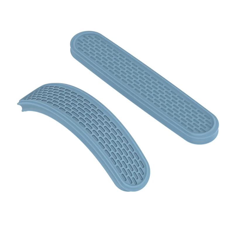 2Pcs Headband Pads for Apple AirPods Max Silicone Replacement Cushions Dual-Side Waterproof Headphone Headband Cover - Sky Blue