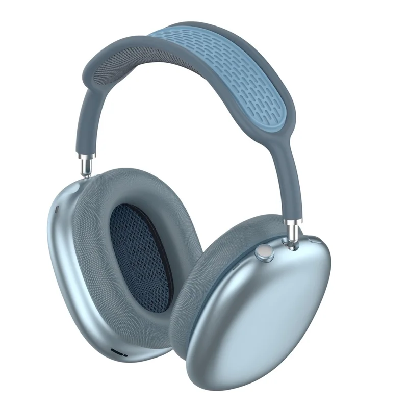 2Pcs Headband Pads for Apple AirPods Max Silicone Replacement Cushions Dual-Side Waterproof Headphone Headband Cover - Sky Blue