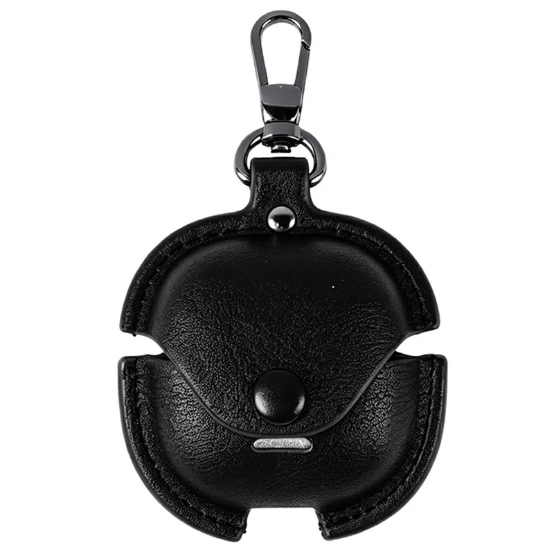 For Xiaomi Redmi Buds 8 Active Earphone Case PU Leather Bluetooth-Compatible Headset Charging Bin Sleeve Cover - Black