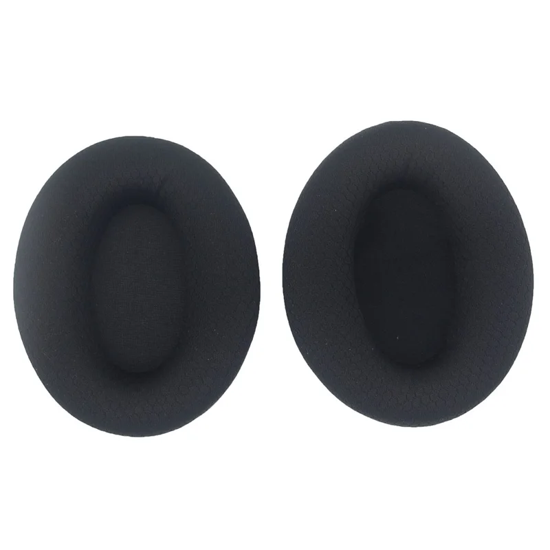 2Pcs Replacement Earpads for Sony WH-1000XM4 Headphones Soft Sponge Mesh Cloth Cushion Pads - Black