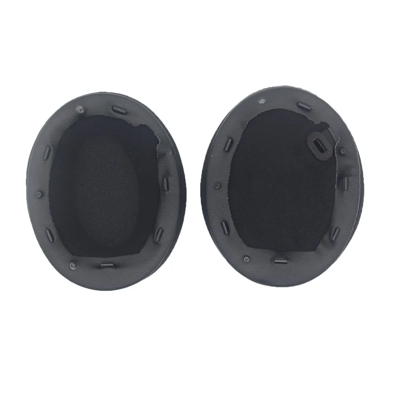 2Pcs Replacement Earpads for Sony WH-1000XM4 Headphones Soft Sponge Mesh Cloth Cushion Pads - Black