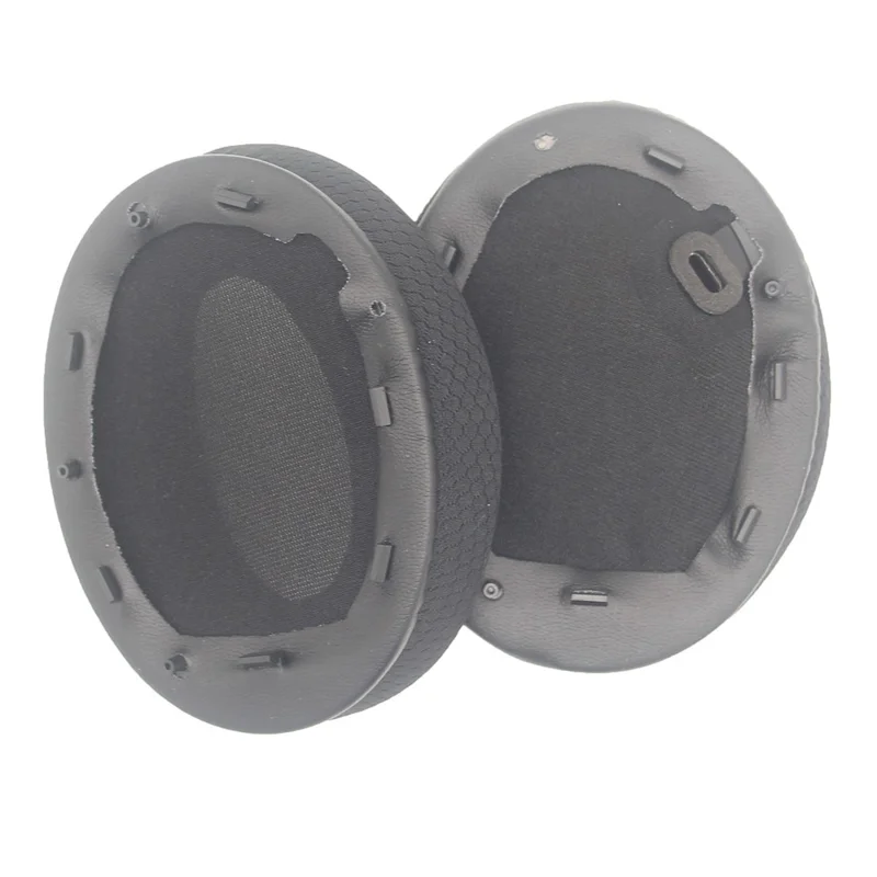 2Pcs Replacement Earpads for Sony WH-1000XM4 Headphones Soft Sponge Mesh Cloth Cushion Pads - Black