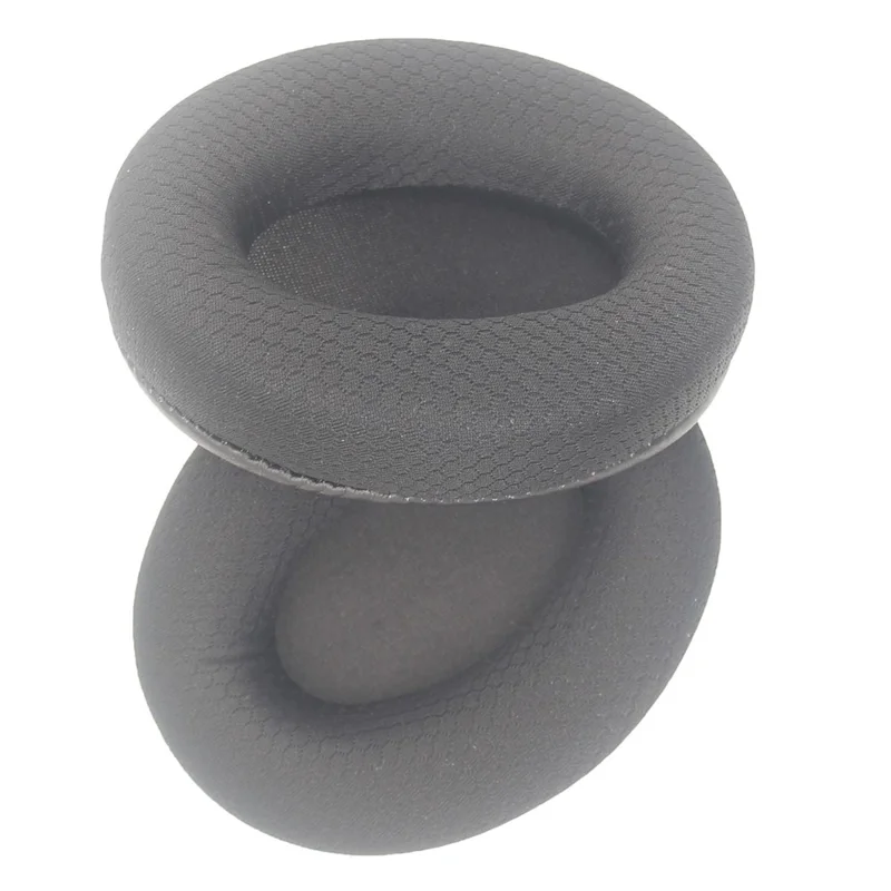 2Pcs Replacement Earpads for Sony WH-1000XM4 Headphones Soft Sponge Mesh Cloth Cushion Pads - Black
