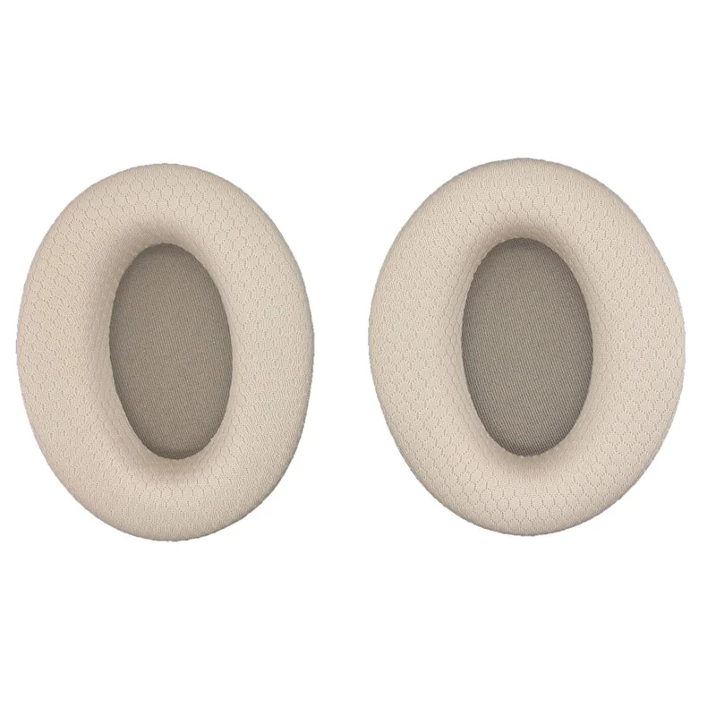 2Pcs Replacement Earpads for Sony WH-1000XM3 Headphones Soft Sponge Mesh Cloth Cushion Pads - Brown