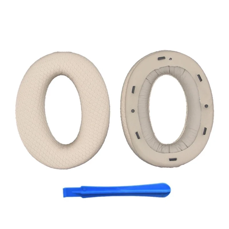 2Pcs Replacement Earpads for Sony MDR-1000X / WH-1000XM2 Headphones Soft Sponge Mesh Cloth Cushion Pads - Brown