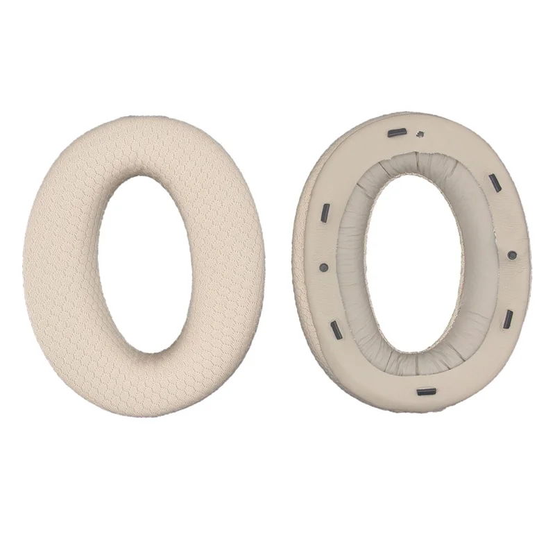 2Pcs Replacement Earpads for Sony MDR-1000X / WH-1000XM2 Headphones Soft Sponge Mesh Cloth Cushion Pads - Brown