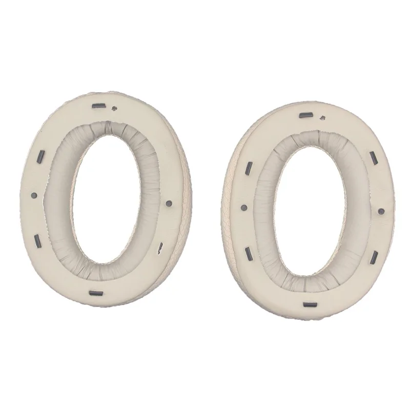 2Pcs Replacement Earpads for Sony MDR-1000X / WH-1000XM2 Headphones Soft Sponge Mesh Cloth Cushion Pads - Brown