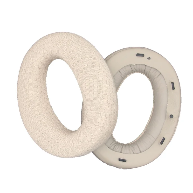 2Pcs Replacement Earpads for Sony MDR-1000X / WH-1000XM2 Headphones Soft Sponge Mesh Cloth Cushion Pads - Brown