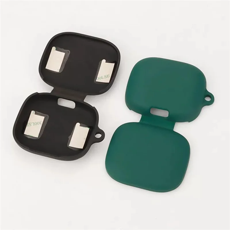 Etui silikonowe do słuchawek 1MORE Open Earbuds S51, ochronna pokrywa z przyczepką zawieszaną przeciwko gubieniu – ciemnoniebieski