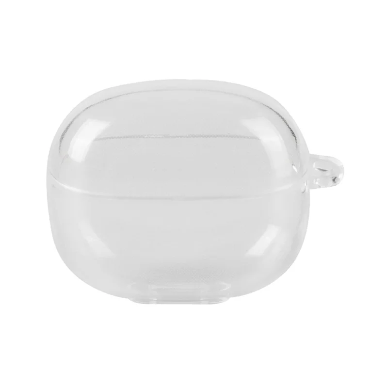 Case for Redmi Buds 8 Bluetooth-compatible Earbuds Clear TPU Protective Cover with Anti-lost Buckle