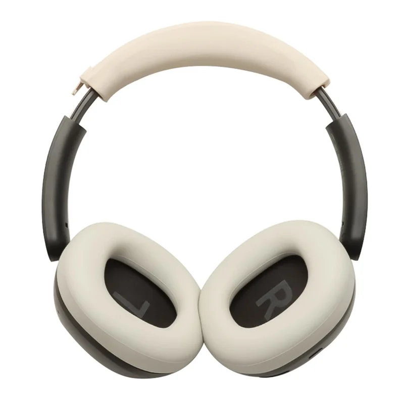 1 Set Silicone Protective Case for Xiaomi REDMI Headphones Neo , Headband Cover + Ear Pads Sleeve - Beige