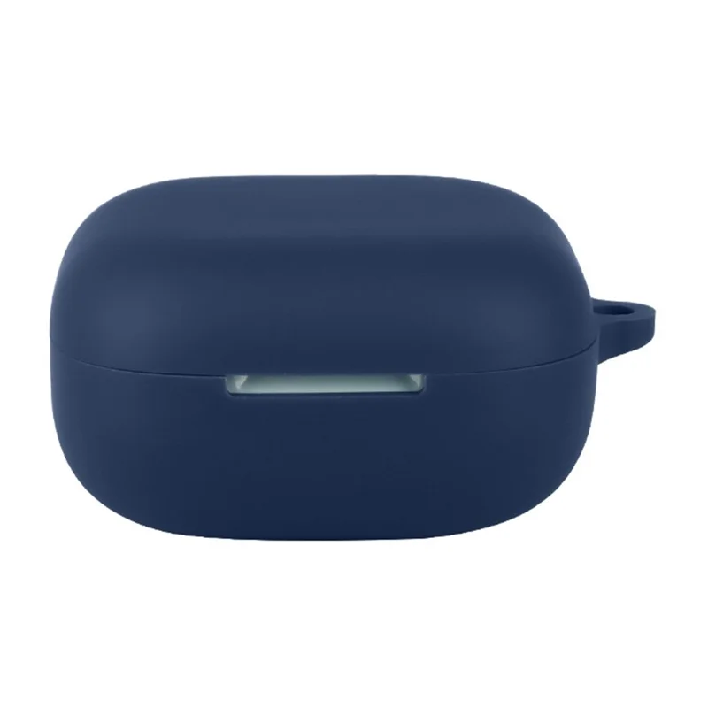 For Anker Soundcore P31i / R60i NC Silicone Case Wireless Earbuds Protective Cover with Anti-Lost Buckle - Dark Blue